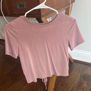 Lululemon Workout Top with open back